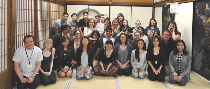 Students from the Kyoto Field Study, Summer 2015